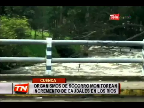Organismos de socorro monitorean incremento de caudales en los ríos