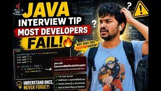 Java Interview Question Most Developers Fail ConcurrentModificationException