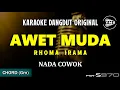 Download Lagu AWET MUDA - RHOMA IRAMA || KARAOKE DANGDUT ORIGINAL || NADA COWOK