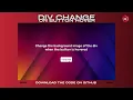 Change the section div background image on button hover