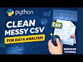 Clean a Messy CSV File in Python Beginner Pandas Tutorial 2026