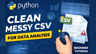 Clean a Messy CSV File in Python Beginner Pandas Tutorial 2026