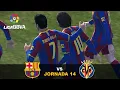 PES 2011 - Liga BBVA: FC Barcelona vs. Villarreal C.F. (Partido 14)