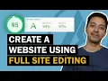 How to create a website using full site editing in wordpress 5 9 - Kadence with Full site editing