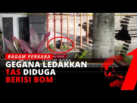 Tim Gegana Polda Jatim Ledakan Sebuah Tas, Diduga Berisi Bom | Ragam Perkara tvOne