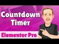 Elementor Pro Countdown Timer Widget