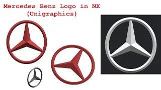 Mercedes Benz Logo Design in NX Unigraphics C for CAD