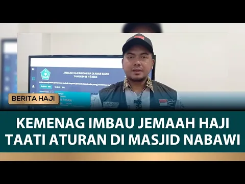 Kemenag Imbau Jemaah Calon Haji Taati Aturan di Masjid Nabawi