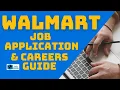 Walmart Job Application and Careers Guide