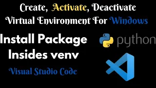 Create Activate Deactivate Virtual Environment in Visual Studio Code in Python