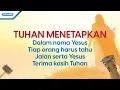 Download Lagu Tuhan Menetapkan (medley) - Yehuda Singers (Official  lyric video)