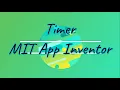 Timer - MIT App Inventor