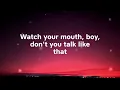 Watch Your Mouth (Lyrics Video) - Josiah Queen 