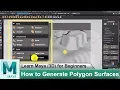 How to Generate Polygon Surfaces Learn Maya 3D Animation for Beginners Tutorials