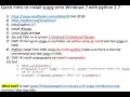 Quick hints to install scapy onto Windows 7 with python 2 7