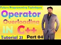 Operator Overloading Part 04 Extraction Insertion Operators Tutorial 16 OOP with Waheed