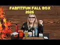 Fabfitfun Fall 2026 Unboxing and Customization Picks