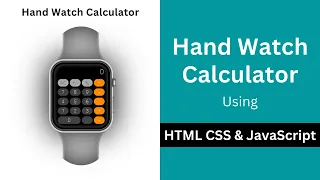 JavaScript Hand Watch iPhone Calculator HTML CSS and JavaScript Project iOS Calculator in JS