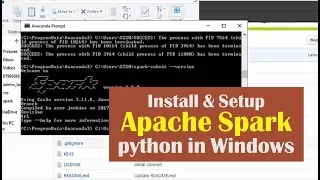 01 Install and Setup Apache Spark 2 2 0 Python in Windows - PySpark