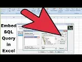 How to Embed a SQL Query in Microsoft Excel - embed sql in excel