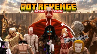 best attack on titan addon mcpe 1 26 aot revenge addon showcase minecraft bedrock