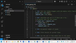 Python Dave s Dice Game
