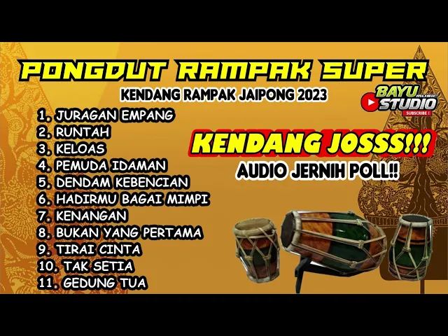 Download MP3 PONGDUT KOPLO KENDANG RAMPAK 