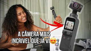 Comprei uma câmera nova OSMO POCKET 3,  voltamos com o canal!!!