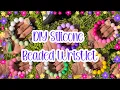 DIY Tutorial Silicone Beaded Wristlet Keychain Beginner Friendly