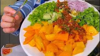 🇹🇭 Yam Mamuang (ยำมะม่วง) — سلطة المانجو التايلندية 🇹🇭