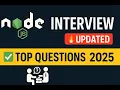 Node js Mock Interview Real Questions Answers for Beginners Experienced