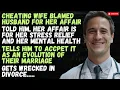 Cheating wife wanted husband to accpet her affair as an evolution of their marriage, Cheating wife