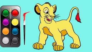 How to Draw Wild Animals l Super Coloring Page Tiger l Learn Colors for Kids