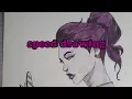 Speed drawing Widowmaker from Overwatch