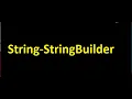 String Vs StringBuilder in C Net