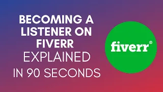 How To Become A Listener On Fiverr 2024