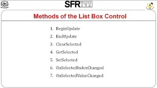 Listbox control in VB NET by Ms A Nandhini Assistant Professor of Computer Science SF
