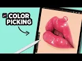 How to use the COLOR PICKER in PROCREATE