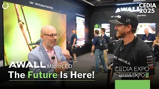 big screens low prices awall microled at cedia 2025