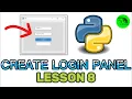How To Create Entry Panel - Python Customtkinter Lesson 8