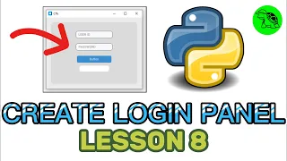 How To Create Entry Panel - Python Customtkinter Lesson 8