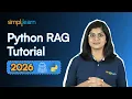 Python RAG Tutorial 2026 Build AI Apps with RAG Retrieval Augmented Generation Simplilearn