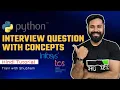 List Comprehension Interview Questions with Concept Python DSA Ep-3