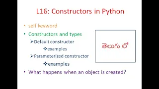 lecture 16 constructors -
