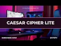 Caesar Cipher Lite Explanation Codechef starters 121 div 2