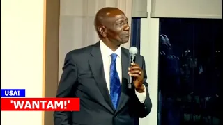 'WANTAM!' Kenyans in America shout Wantam after Ruto called Gachagua and Sifuna 'fools' in America!🔥