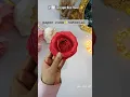Download Lagu Paper rose🌹 l how to make a rose l flower making from paper #shorts #craft #diy #diycrafts