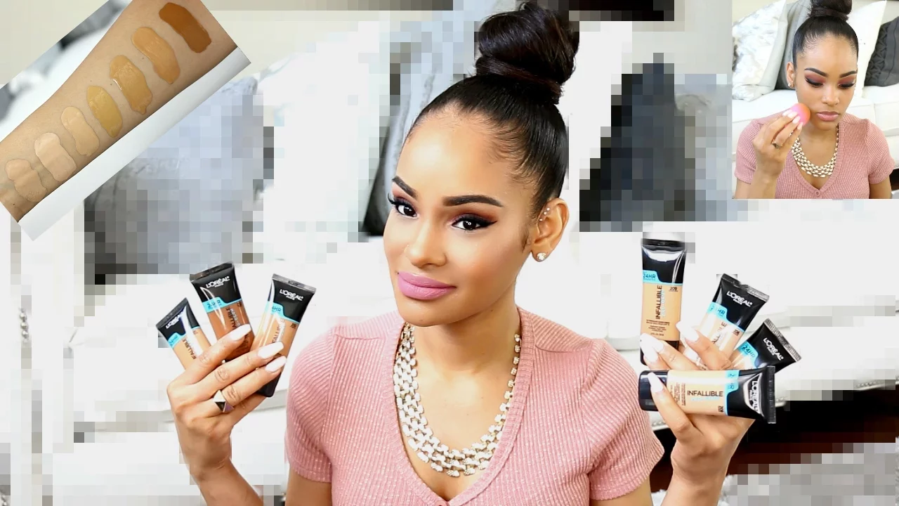 L'oreal Pro Glow Foundation Review + Demo - TrinaDuhra