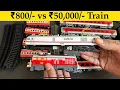 800 Vs 50 000 Train Set Centy Vs HO Scale Indian Model Train