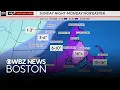 Major Boston weather forecast update for Monday storm with a foot of snow or more possible